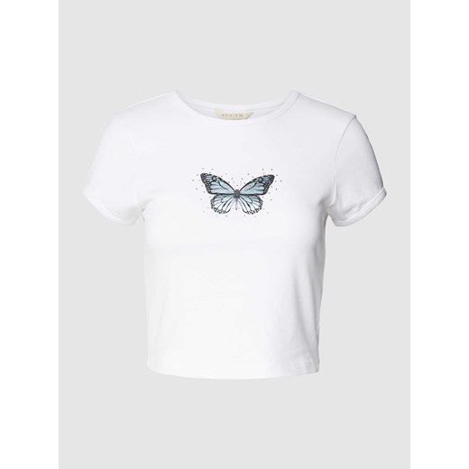 T-shirt z nadrukowanym motywem ze sklepu Peek&Cloppenburg  w kategorii Bluzki damskie - zdjęcie 167792486