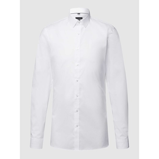 Koszula biznesowa o kroju super slim fit z popeliny z bardzo długim rękawem ze sklepu Peek&Cloppenburg  w kategorii Koszule męskie - zdjęcie 167792526