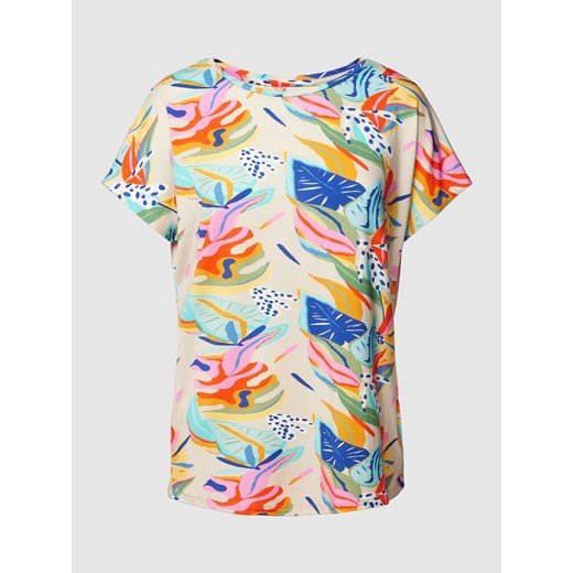 T-shirt z kwiatowym wzorem ze sklepu Peek&Cloppenburg  w kategorii Bluzki damskie - zdjęcie 167792566