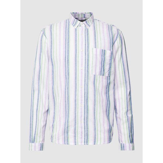Koszula casualowa o kroju relaxed fit ze wzorem w paski ze sklepu Peek&Cloppenburg  w kategorii Koszule męskie - zdjęcie 167793008