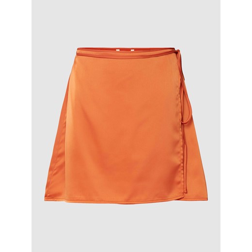 Spódnica mini z wiązaniem ze sklepu Peek&Cloppenburg  w kategorii Spódnice - zdjęcie 167793245