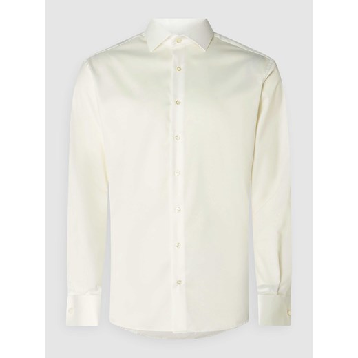Koszula biznesowa o kroju regular fit z diagonalu ze sklepu Peek&Cloppenburg  w kategorii Koszule męskie - zdjęcie 167793595