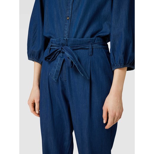 Spodnie materiałowe z wiązanym detalem model ‘Shea’ Saint Tropez XS Peek&Cloppenburg 