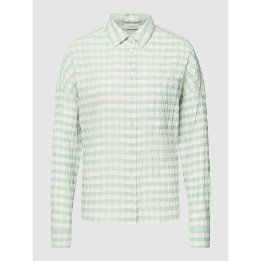 Bluzka koszulowa ze wzorem w paski ze sklepu Peek&Cloppenburg  w kategorii Koszule damskie - zdjęcie 167794765
