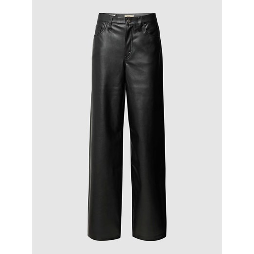 Spodnie materiałowe z imitacji skóry ze sklepu Peek&Cloppenburg  w kategorii Spodnie damskie - zdjęcie 167795325