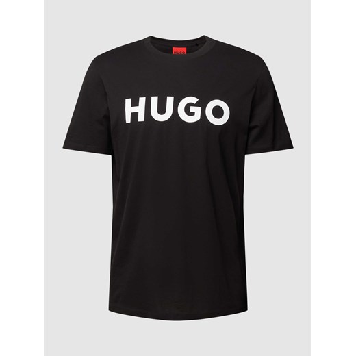 T-shirt z napisem z logo model ‘DULIVIO’ ze sklepu Peek&Cloppenburg  w kategorii T-shirty męskie - zdjęcie 167795807