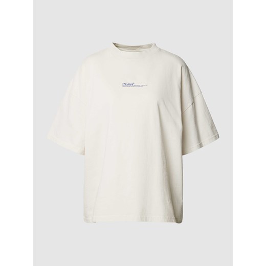 T-shirt o kroju oversized z nadrukiem z logo model ‘NAVISK’ ze sklepu Peek&Cloppenburg  w kategorii Bluzki damskie - zdjęcie 167795815