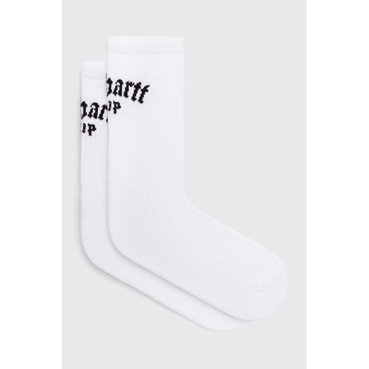 Carhartt WIP skarpetki Onyx Socks męskie kolor biały I032862.00AXX ze sklepu PRM w kategorii Skarpetki męskie - zdjęcie 167798517