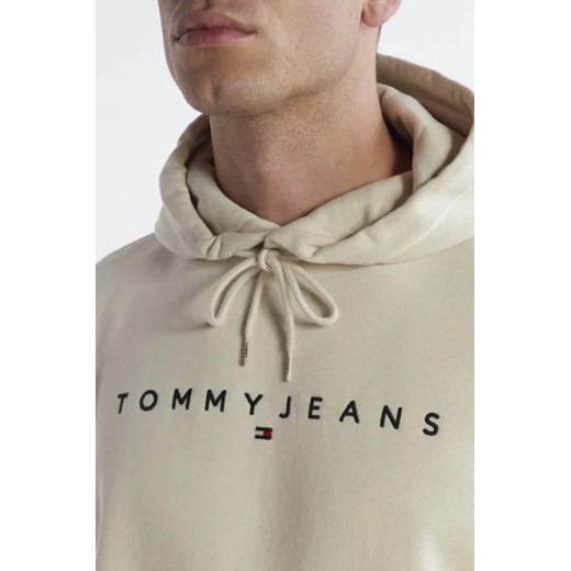 Bluza męska biała Tommy Jeans wiosenna w stylu młodzieżowym 