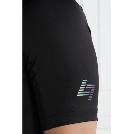 T-shirt męski czarny Emporio Armani z krótkimi rękawami 