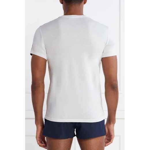 T-shirt męski biały Emporio Armani z krótkim rękawem 