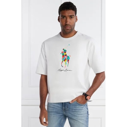 T-shirt męski Polo Ralph Lauren w nadruki