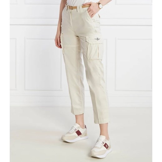 Aeronautica Militare Spodnie cargo | Regular Fit ze sklepu Gomez Fashion Store w kategorii Spodnie damskie - zdjęcie 167800456