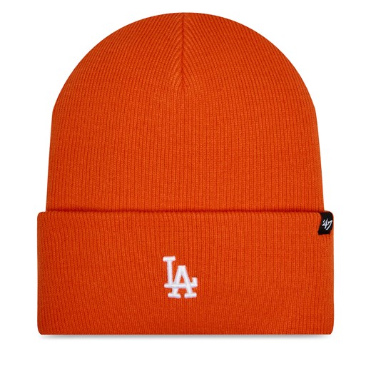 Czapka 47 Brand MLB Los Angeles Dodgers Base Runner 47 B-BRNCK12ACE-OR Orange ze sklepu eobuwie.pl w kategorii Czapki zimowe męskie - zdjęcie 167801456
