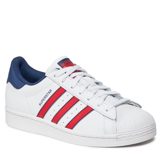 Buty sportowe męskie Adidas wiązane białe jesienne