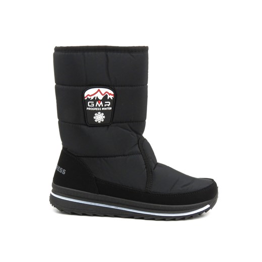 Śniegowce damskie wodoodporne- Progress 21-09, czarne Progress 39 ulubioneobuwie