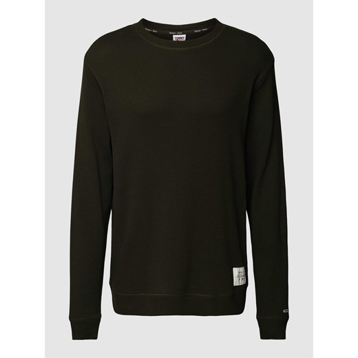 Sweter z dzianiny z fakturowanym wzorem ze sklepu Peek&Cloppenburg  w kategorii T-shirty męskie - zdjęcie 167808668