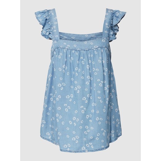 Top z lyocellu z falbanami model ‘HARPER’ ze sklepu Peek&Cloppenburg  w kategorii Bluzki damskie - zdjęcie 167808728