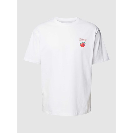 T-shirt z nadrukiem z logo XXL okazja Peek&Cloppenburg 