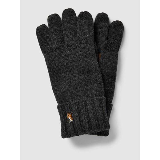 Rękawiczki wełniane z efektem melanżu ze sklepu Peek&Cloppenburg  w kategorii Rękawiczki męskie - zdjęcie 167809137