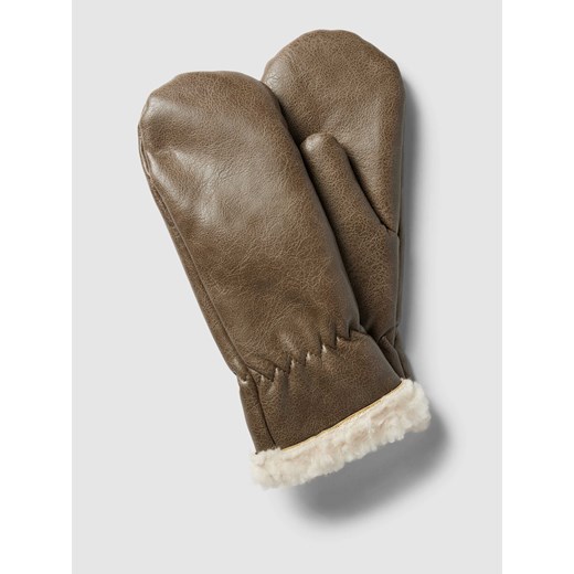 Rękawiczki z jednym palcem z imitacji skóry Loevenich One Size wyprzedaż Peek&Cloppenburg 