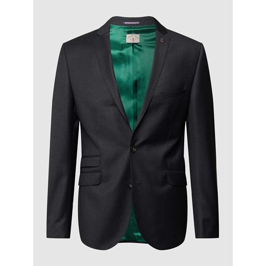 Marynarka na 2 guziki o kroju slim fit z żywej wełny — ‘Savile Row’ ze sklepu Peek&Cloppenburg  w kategorii Marynarki męskie - zdjęcie 167810757