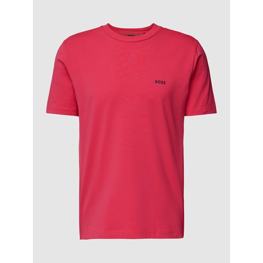T-shirt z nadrukiem z logo ze sklepu Peek&Cloppenburg  w kategorii T-shirty męskie - zdjęcie 167810785