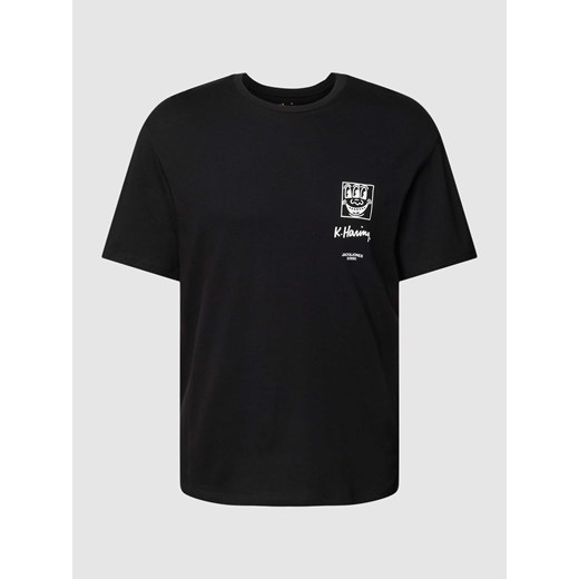 T-shirt z nadrukowanym motywem z tyłu model ‘KEITHHARING’ Jack & Jones M okazja Peek&Cloppenburg 