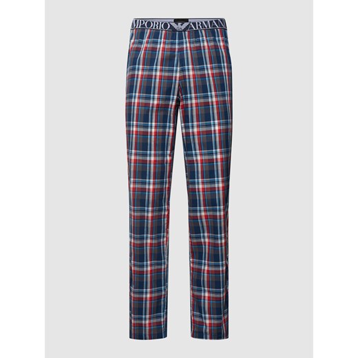 Spodnie od piżamy z detalami z logo model ‘YARN’ Emporio Armani L wyprzedaż Peek&Cloppenburg 