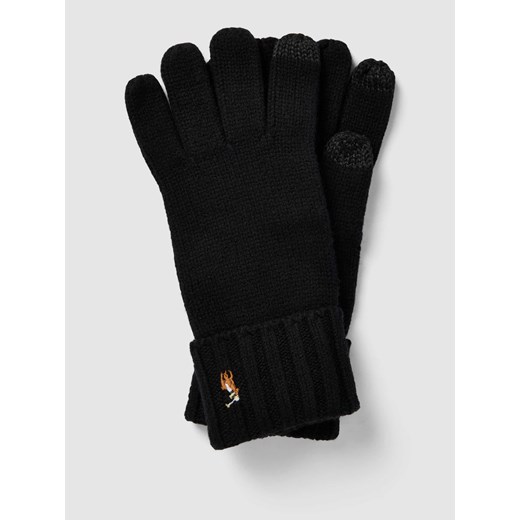 Rękawiczki wełniane z efektem melanżu ze sklepu Peek&Cloppenburg  w kategorii Rękawiczki męskie - zdjęcie 167811519