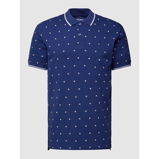 Koszulka polo ze wzorem na całej powierzchni model ‘PIQUÈ’ ze sklepu Peek&Cloppenburg  w kategorii T-shirty męskie - zdjęcie 167812317