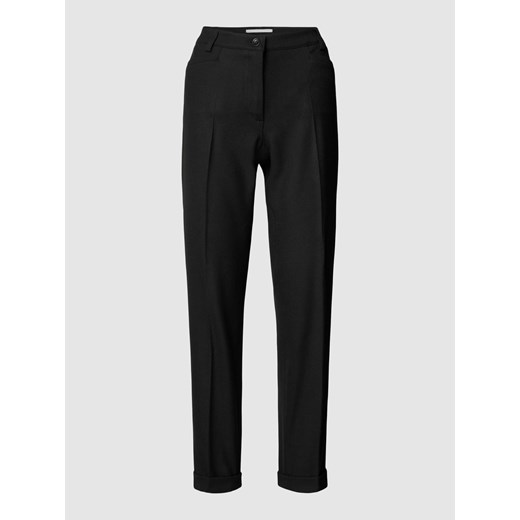 Spodnie materiałowe w kant z dodatkiem wiskozy model ‘UTE’ ze sklepu Peek&Cloppenburg  w kategorii Spodnie damskie - zdjęcie 167812579