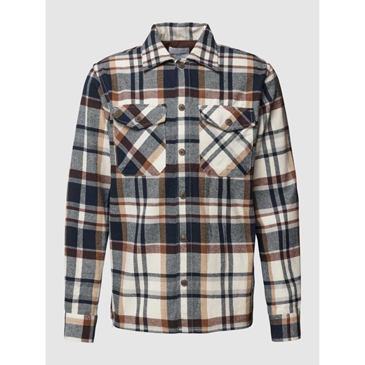 Koszula wierzchnia ze wzorem w szkocką kratę model ‘EDDIE’ Jack & Jones M okazyjna cena Peek&Cloppenburg 