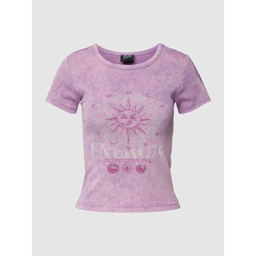 T-shirt z efektem batiku model ‘Energy Acid Baby’ ze sklepu Peek&Cloppenburg  w kategorii Bluzki damskie - zdjęcie 167813329