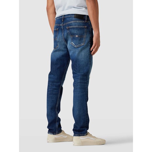 Jeansy o kroju slim fit z przetarciami model ‘AUSTIN’ Tommy Jeans 36/34 promocyjna cena Peek&Cloppenburg 