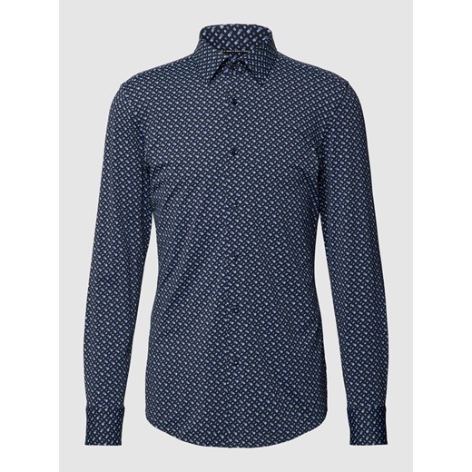 Koszula biznesowa z drobnym wzorem na całej powierzchni ze sklepu Peek&Cloppenburg  w kategorii Koszule męskie - zdjęcie 167814908