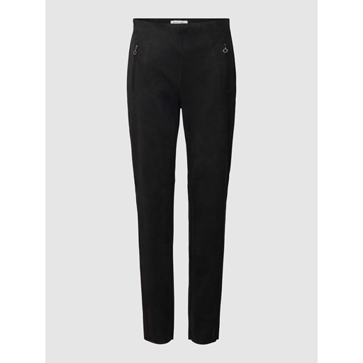 Spodnie materiałowe z efektem weluru ze sklepu Peek&Cloppenburg  w kategorii Spodnie damskie - zdjęcie 167815085