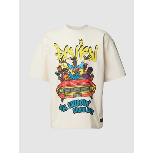 T-shirt z nadrukowanym motywem Review XL wyprzedaż Peek&Cloppenburg 
