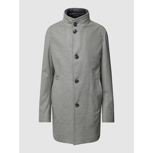 Płaszcz ze stójką model ‘Finlay’ ze sklepu Peek&Cloppenburg  w kategorii Płaszcze męskie - zdjęcie 167815468