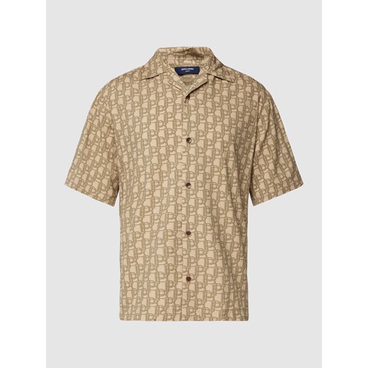 Koszula casualowa o kroju regular fit ze wzorem na całej powierzchni model ‘BLUCHARLIE’ ze sklepu Peek&Cloppenburg  w kategorii Koszule męskie - zdjęcie 167815486