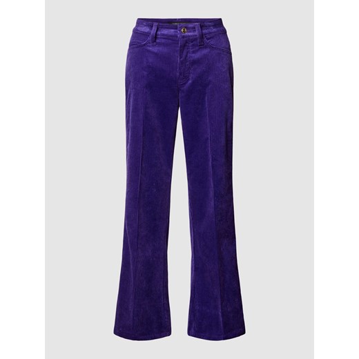 Spodnie sztruksowe z poszerzaną nogawką i 5 kieszeniami model ‘FRANCESCA’ ze sklepu Peek&Cloppenburg  w kategorii Spodnie damskie - zdjęcie 167816558