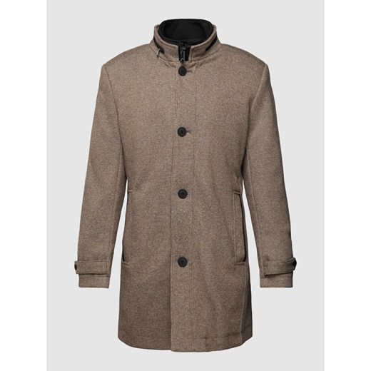Płaszcz ze wstawką na zamek błyskawiczny ze sklepu Peek&Cloppenburg  w kategorii Płaszcze męskie - zdjęcie 167816916