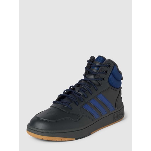 Sneakersy wysokie z detalami z logo model ‘HOOPS 3.0 MID’ Adidas Sportswear 44 okazyjna cena Peek&Cloppenburg 