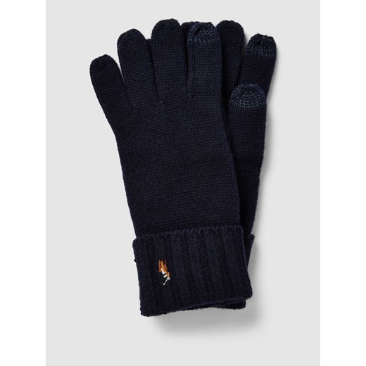 Rękawiczki wełniane z efektem melanżu ze sklepu Peek&Cloppenburg  w kategorii Rękawiczki męskie - zdjęcie 167817619