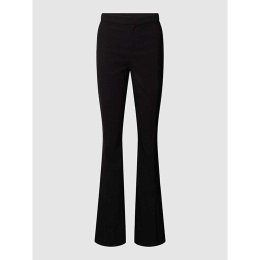 Spodnie o rozkloszowanym kroju z elastycznym pasem ze sklepu Peek&Cloppenburg  w kategorii Spodnie damskie - zdjęcie 167818168