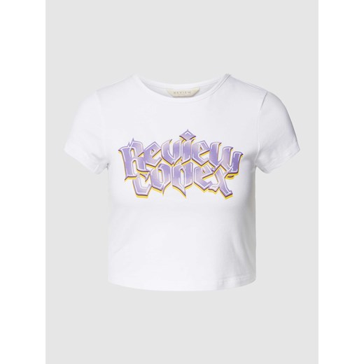 T-shirt krótki z nadrukiem REVIEW CODEX ze sklepu Peek&Cloppenburg  w kategorii Bluzki damskie - zdjęcie 167818529