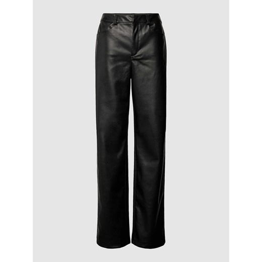 Spodnie z imitacji skóry model ‘ANDY’ ze sklepu Peek&Cloppenburg  w kategorii Spodnie damskie - zdjęcie 167820319