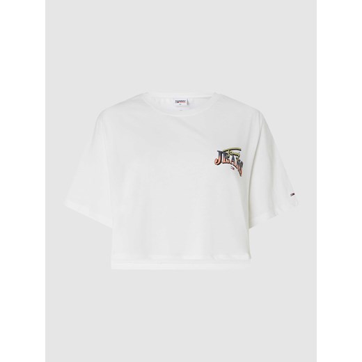 T-shirt PLUS SIZE krótki z bawełny ekologicznej ze sklepu Peek&Cloppenburg  w kategorii Bluzki damskie - zdjęcie 167821067