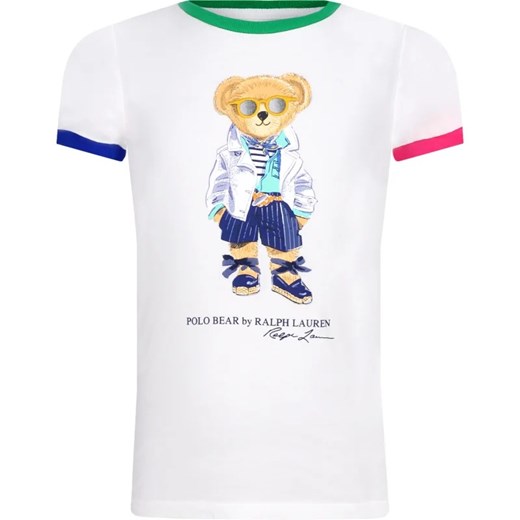 POLO RALPH LAUREN T-shirt SSBEARCN-KNIT | Regular Fit ze sklepu Gomez Fashion Store w kategorii Bluzki dziewczęce - zdjęcie 167845968