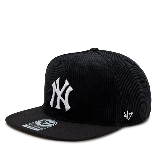 Czapka z daszkiem 47 Brand MLB New York Yankees Thick Cord TT 47 B-THCCP17EWP-BK Black ze sklepu eobuwie.pl w kategorii Czapki z daszkiem damskie - zdjęcie 167848385